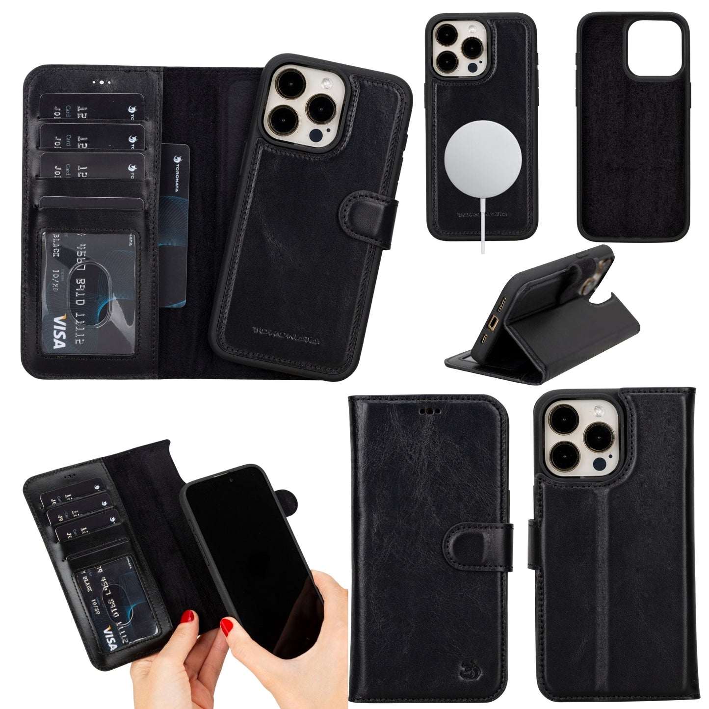 Casper Leather iPhone 14 Pro Wallet Case | MagSafe-6