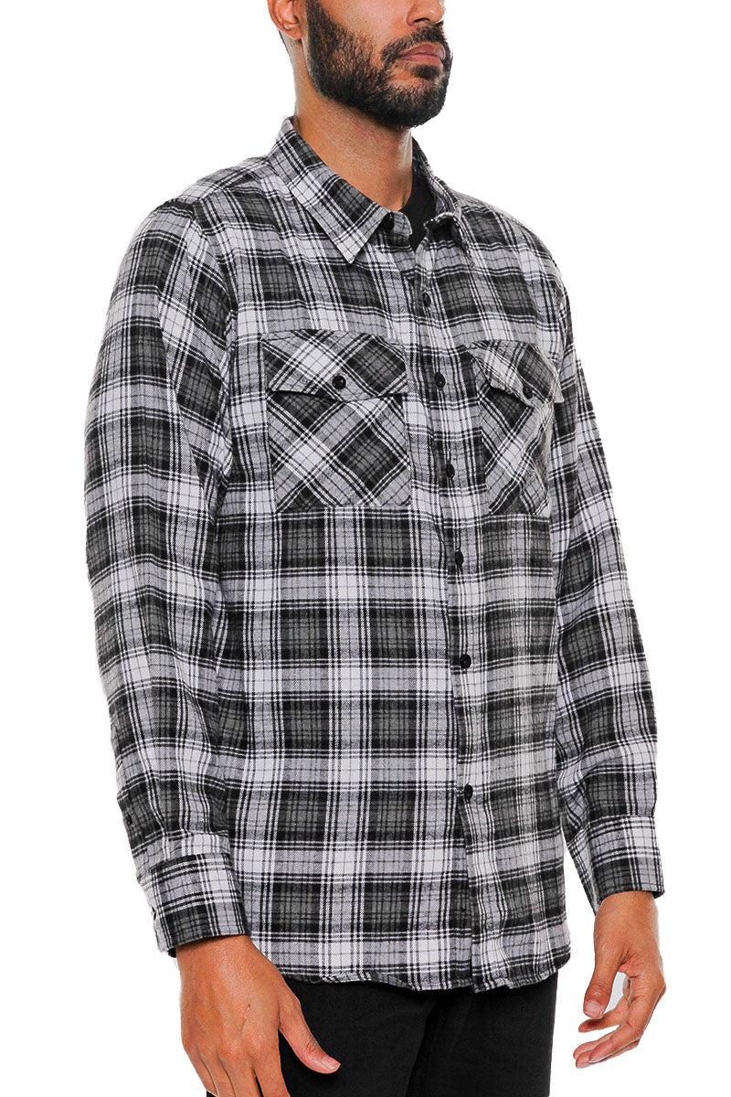 Brushed Flannel Shirt-2
