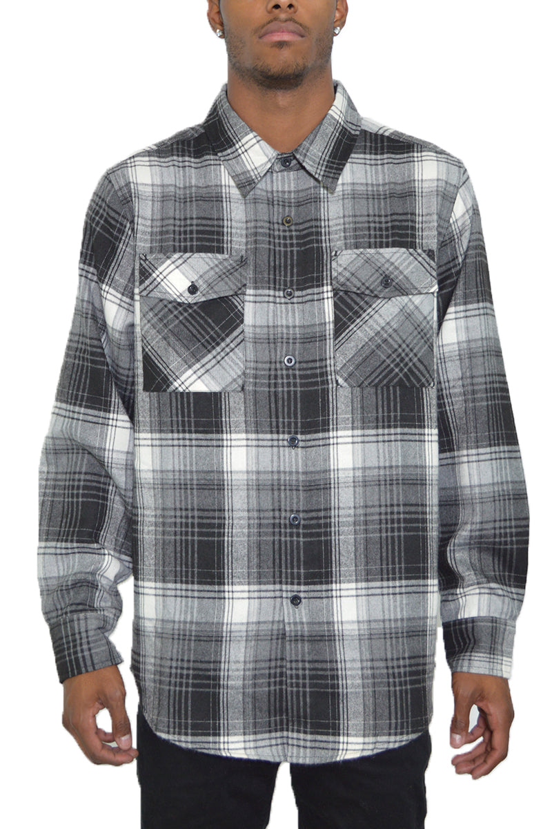 Brushed Flannel Shirt-5