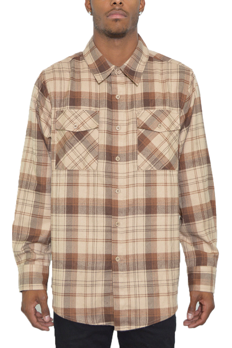Brushed Flannel Shirt-4