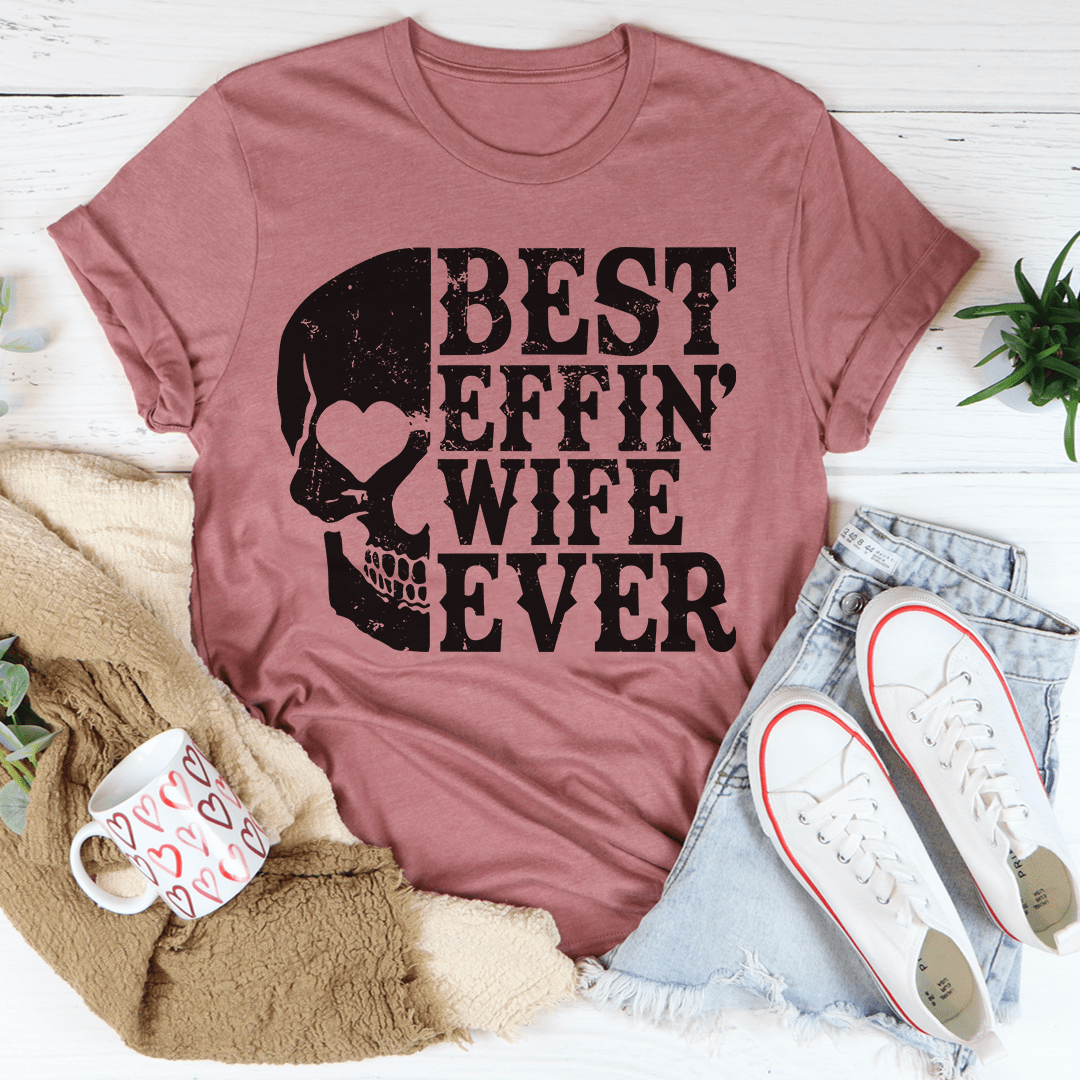 Best Wife Ever Skull T-Shirt-2