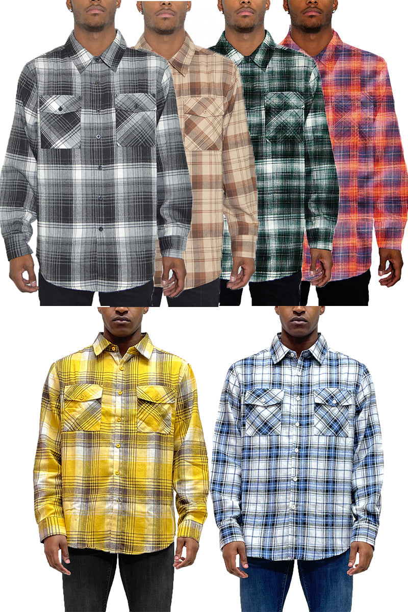 Brushed Flannel Shirt-1