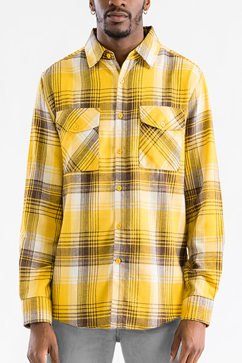 Brushed Flannel Shirt-8