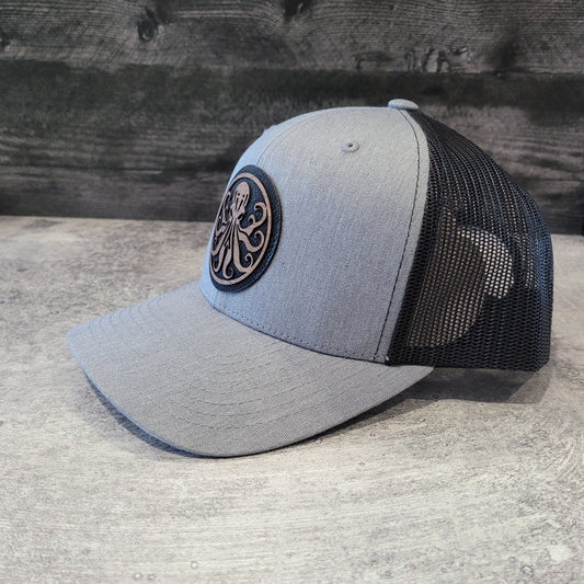 Octopus Wooden Patch Hat-1