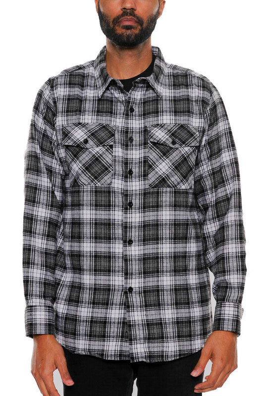 Brushed Flannel Shirt-0