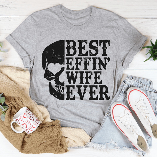 Best Wife Ever Skull T-Shirt-1