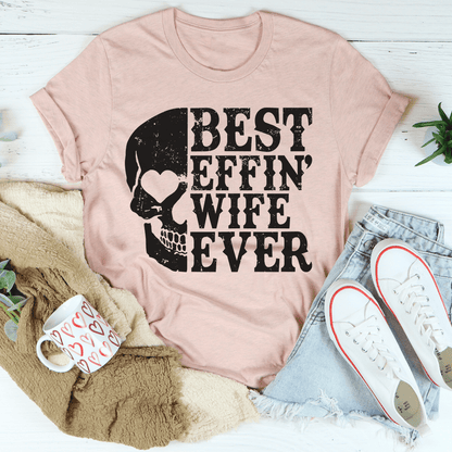 Best Wife Ever Skull T-Shirt-3