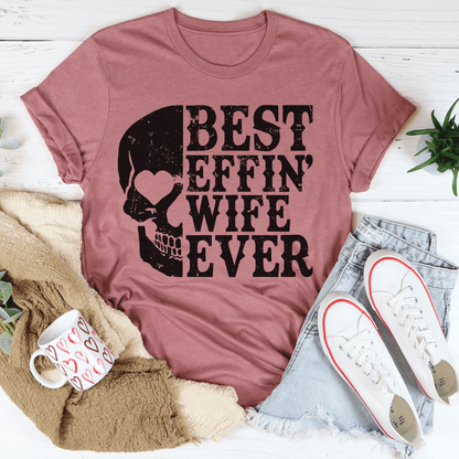 Best Wife Ever Skull T-Shirt-2
